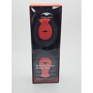 Manta Sleep Mask PRO Blackout Adjustable Side Sleeper Eye Mask Purple Black NEW